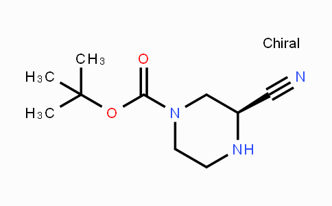 CAS No. 1217650-60-6, (S)-1-Boc-3-cyanopiperazine
