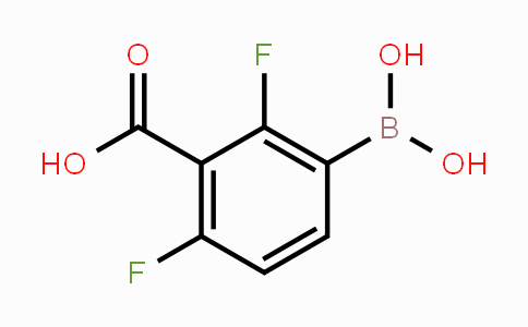 CAS No. 1451393-05-7, 3-Carboxy-2,4-difluorophenylboronic acid