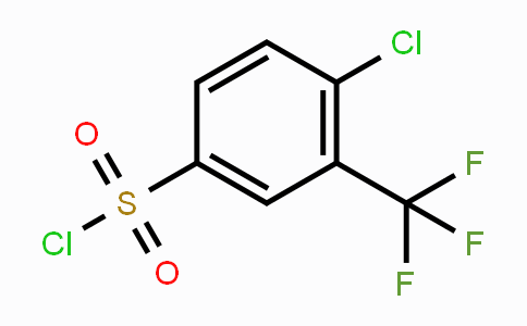 CAS No. 32333-53-2, 4-Chloro-3-(trifluoromethyl)benzene-1-sulfonyl chloride