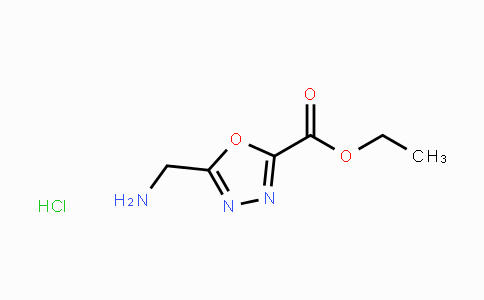 CAS No. 652158-84-4, Ethyl 5-(aminomethyl)-1,3,4-oxadiazole-2-carboxylate hydrochloride