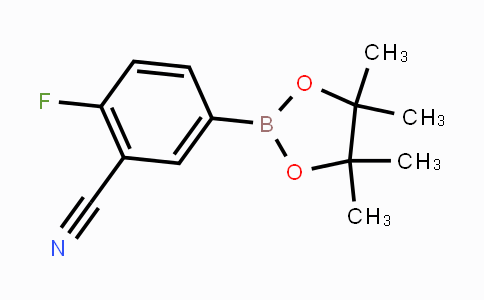 CAS No. 775351-57-0, 2-Fluoro-5-(4,4,5,5-tetramethyl-1,3,2-dioxaborolan-2-yl)benzonitrile
