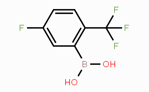 CAS No. 928053-97-8, 5-Fluoro-2-(trifluoromethyl)phenylboronic acid