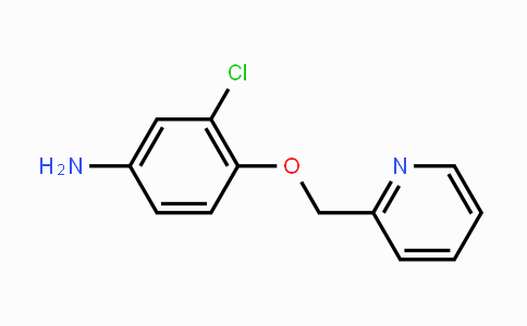CAS No. 524955-09-7, 3-Chloro-4-(pyridin-2-ylmethoxy)aniline