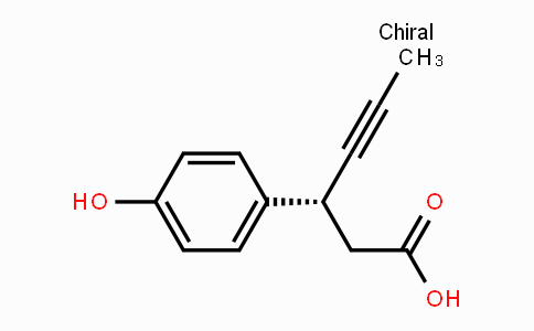 CAS No. 1147732-37-3, (R)-3-(4-hydroxyphenyl)-hex-4-ynoic acid