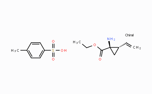 CAS No. 1159609-95-6, (1R,2S)-1-Amino-2-ethenyl-cyclopropanecarboxylic acid ethyl ester 4-methylbenzenesulfonate