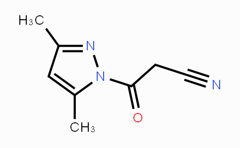 CAS No. 36140-83-7, 3-(3,5-Dimethyl-1H-pyrazol-1-yl)-3-oxopropanenitrile