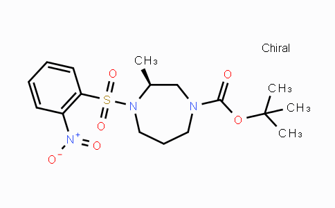CAS No. 949109-36-8, (S)-tert-Butyl 3-methyl-4-((2-nitrophenyl)sulfonyl)-1,4-diazepane-1-carboxylate