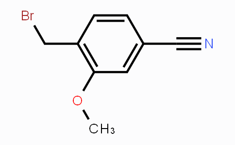 CAS No. 104436-60-4, 4-(Bromomethyl)-3-methoxybenzonitrile