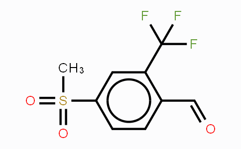 CAS No. 1215310-75-0, 2-Formyl-5-(methylsulphonyl)benzotrifluoride, 4-Formyl-3-(trifluoromethyl)phenyl methyl sulphone