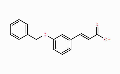 CAS No. 122024-75-3, 3-(3-(Benzyloxy)phenyl)acrylic acid
