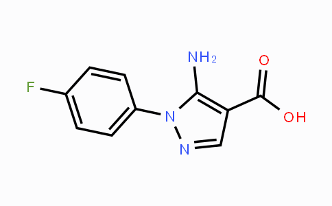 CAS No. 187949-90-2, 5-Amino-1-(4-fluorophenyl)-1H-pyrazole-4-carboxylic acid