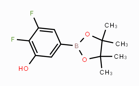 CAS No. 1220219-43-1, 2,3-Difluoro-5-(4,4,5,5-tetramethyl-1,3,2-dioxaborolan-2-yl)phenol