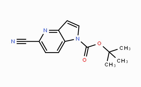 CAS No. 1364663-38-6, tert-Butyl 5-cyano-1H-pyrrolo[3,2-b]pyridine-1-carboxylate