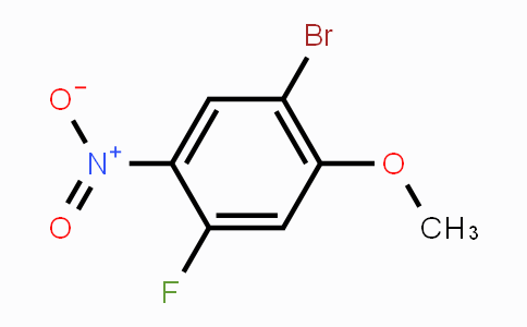 CAS No. 935288-20-3, 1-Bromo-4-fluoro-2-methoxy-5-nitrobenzene