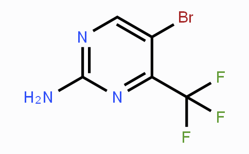 CAS No. 935534-47-7, 5-Bromo-4-(trifluoromethyl)pyrimidin-2-amine