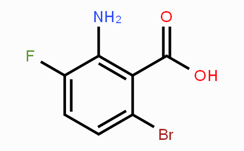 CAS No. 1153974-98-1, 2-Amino-6-bromo-3-fluorobenzoic acid