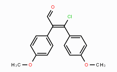 CAS No. 19881-70-0, (Z)-3-Chloro-2,3-bis(4-methoxyphenyl)acrylaldehyde