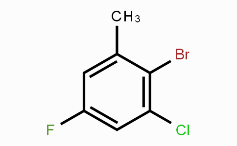 CAS No. 1242339-16-7, 2-Bromo-1-chloro-5-fluoro-3-methylbenzene
