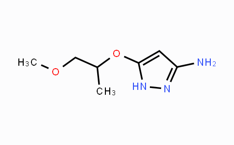 CAS No. 1000896-45-6, 5-((1-Methoxypropan-2-yl)oxy)-1H-pyrazol-3-amine