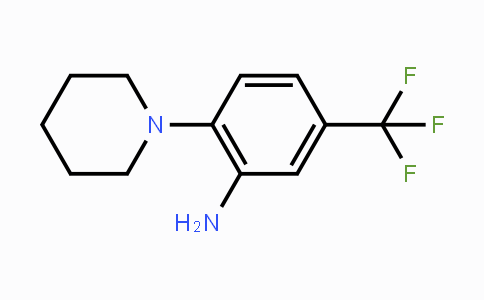 CAS No. 1496-40-8, 2-(Piperidin-1-yl)-5-(trifluoromethyl)aniline