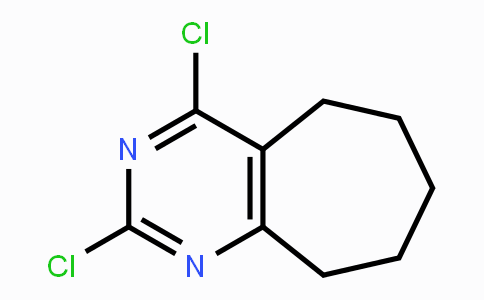 CAS No. 76780-96-6, 2,4-Dichloro-6,7,8,9-tetrahydro-5H-cyclohepta[d]pyrimidine