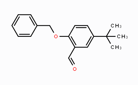 CAS No. 796047-09-1, 2-(Benzyloxy)-5-(tert-butyl)benzaldehyde