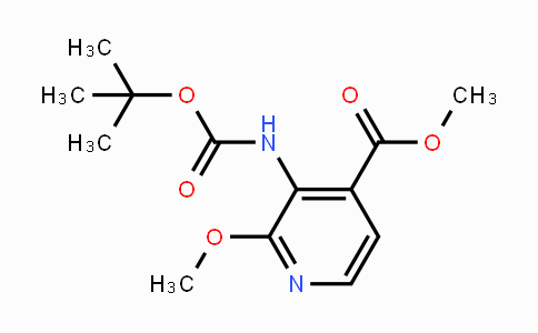 CAS No. 175965-50-1, Methyl 3-((tert-butoxycarbonyl)amino)-2-methoxyisonicotinate