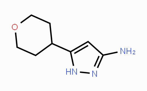 CAS No. 1000896-69-4, 5-(tetrahydro-2H-pyran-4-yl)-1H-pyrazol-3-aMine