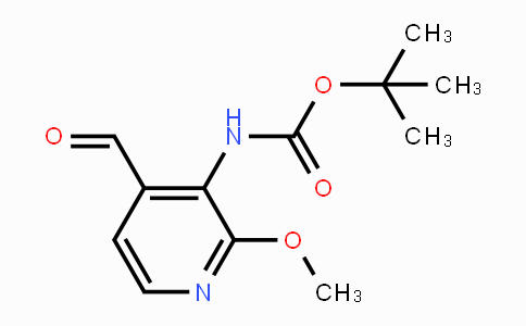 CAS No. 162709-22-0, tert-Butyl (4-formyl-2-methoxypyridin-3-yl)carbamate