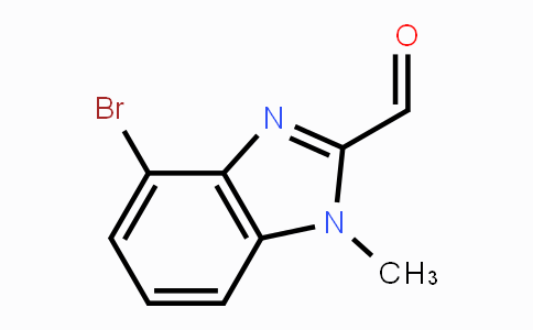CAS No. 958863-76-8, 4-Bromo-1-methyl-1H-benzo[d]imidazole-2-carbaldehyde