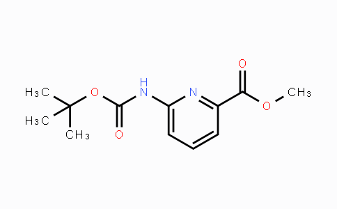 CAS No. 258497-48-2, Methyl 6-((tert-butoxycarbonyl)amino)picolinate
