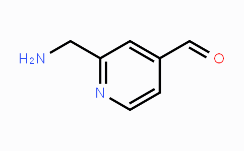CAS No. 887579-43-3, 2-(Aminomethyl)isonicotinaldehyde
