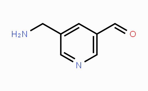 CAS No. 887579-82-0, 5-(Aminomethyl)nicotinaldehyde