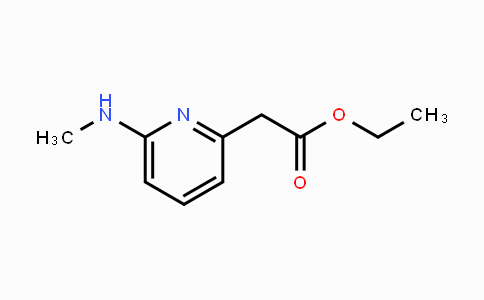 CAS No. 205676-86-4, Ethyl 2-(6-(methylamino)pyridin-2-yl)acetate
