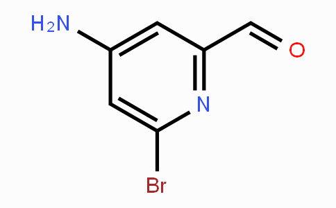 CAS No. 1060809-66-6, 6-溴-4-氨基吡啶-2-甲醛