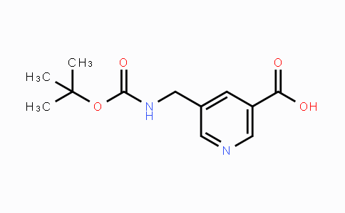 CAS No. 473924-59-3, 5-(((tert-Butoxycarbonyl)amino)methyl)nicotinic acid