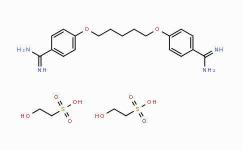 CAS No. 140-64-7, pentamidine isethionate