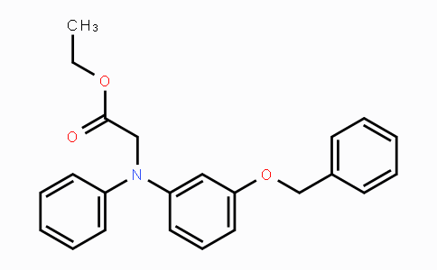 CAS No. 1951441-40-9, N-[3-(Benzyloxy)phenyl]anilinoacetic acid ethyl ester