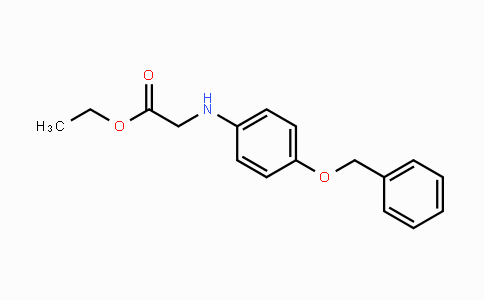 CAS No. 15917-88-1, N-[4-(phenylmethoxy)phenyl]glycine ethyl ester