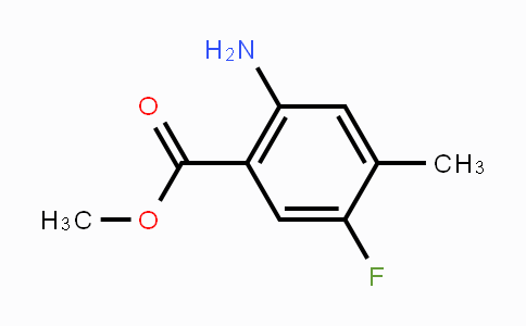 CAS No. 929214-84-6, Methyl 2-amino-5-fluoro-4-methylbenzoate
