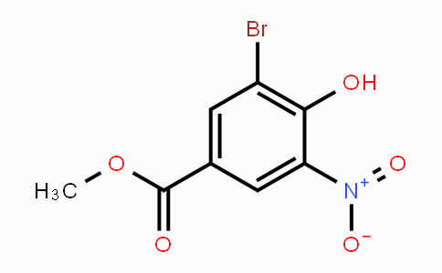 CAS No. 40258-72-8, Methyl 3-bromo-4-hydroxy-5-nitrobenzoate