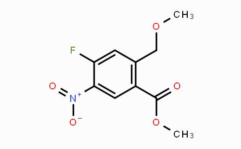 CAS No. 1243164-13-7, Methyl 4-fluoro-2-methoxymethyl-5-nitrobenzoate