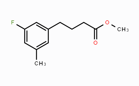CAS No. 1951444-82-8, Methyl 4-(3-fluoro-5-methylphenyl)butanoate
