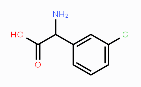 CAS No. 7292-71-9, 2-Amino-2-(3-chlorophenyl)acetic acid