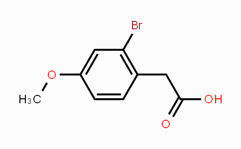 CAS No. 66916-99-2, 2-Bromo-4-methoxyphenylacetic acid 