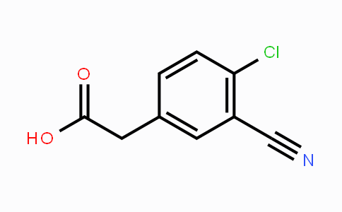 CAS No. 1261733-93-0, 4-Chloro-3-cyanophenylacetic acid