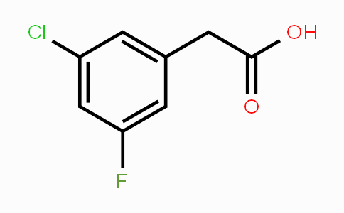 CAS No. 202001-00-1, 3-Chloro-5-fluorophenylacetic acid