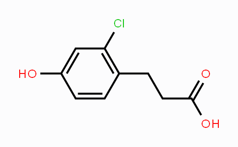 CAS No. 1261449-78-8, 3-(2-Chloro-4-hydroxyphenyl)propionic acid