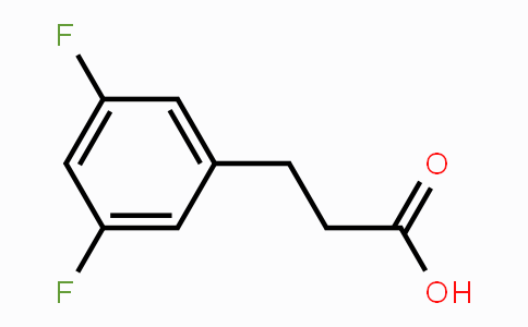 CAS No. 84315-24-2, 3-(3,5-Difluorophenyl)propanoic acid