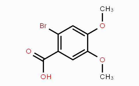 CAS No. 6286-46-0, 2-Bromo-4,5-dimethoxybenzoic acid
